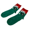 thumbnail image 4 of Christmas Socks Santa Claus Gift Xmas Kids Girl Women Green, 4 of 6