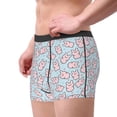thumbnail image 2 of Disketp Cute Rabbit Men's Boxer Briefs,Soft and Breathable Cotton Underwear with ComfortFlex Waistband, 2 of 7