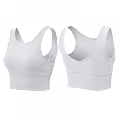 

Xmarks Workout Crop Tops for Women Built in Sports Bra - Yoga Gym Running Fitness Ultra-Soft Breathable Workout Tank Underwear(2-Packs)