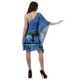 thumbnail image 4 of Moomaya 1 Shoulder Dresses Women Casual Cocktail Dress Womens Kaftan Dresses, 4 of 6