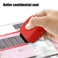 thumbnail image 2 of Roller Confidentiality Seal Roller Type Smear Garbled Code Confidentiality Privacy Anti-Leakage Seal Red, Privacy Id Confidential Guard Data Preservation Roller Confidentiality Seal 3Ml, 2 of 5