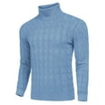 thumbnail image 2 of COOFANDY Men's Slim Fit Turtleneck Long Sleeve Sweater Casual Twisted Knitted Pullover Sweaters, 2 of 6