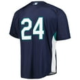 thumbnail image 3 of Men's Mitchell & Ness Ken Griffey Jr. Navy Seattle Mariners Cooperstown Collection Mesh Batting Practice Jersey, 3 of 3