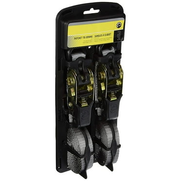 BRP 860200447 Can-Am Black Grey Ratchet Tie Downs Buckle 2 Pack OEM