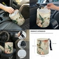 thumbnail image 7 of Jeiento Hummingbird 14 PCS Car Seat Cover Full Set Steering Wheel Cover Seat Belt Cover Trash Can Rear View Mirror Cover Flowers Coaster Center Console Cover Gear Shift Knob Cover Set Universal Fit, 7 of 7