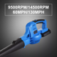 thumbnail image 5 of Soplador Hojas Inalámbrico Electrico Recargable 20v 2 baterías, Azul/Negro, 5 of 5
