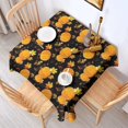 thumbnail image 2 of Fall Pumpkins and Autumn Leaves Pattern Square Tablecloth,Waterproof Square Table Cover,Wipeable Spillproof Washable Table Cover for Home Kitchen Party Decor 52"x52"(132x132cm), 2 of 6