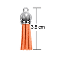 thumbnail image 2 of 1500Pcs/Set Keychain Tassels Bulk Colored Leather Pendants for DIY Keychain and Craft, 2 of 6