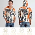 thumbnail image 3 of Looney Tunes Bugs Bunny Hoodie 3D Print Pullover Hooded Long Sleeve Sweatshirts Tops Blouse with Pocket for Mens Womens, 3 of 7