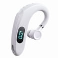 thumbnail image 2 of Q20 Bluetooth 5.2 Business Digital Display Sports Earhook Stereo Earphone, Q20 Black, Q20 White, Q20 Green, Q20 Pink, Q20 Yellow, Q20 Blue, 2 of 4