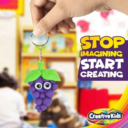 Creative Kids Air Dry Clay Modeling Crafts Kit For Children Super Light Nontoxic 30 Vibrant Colors