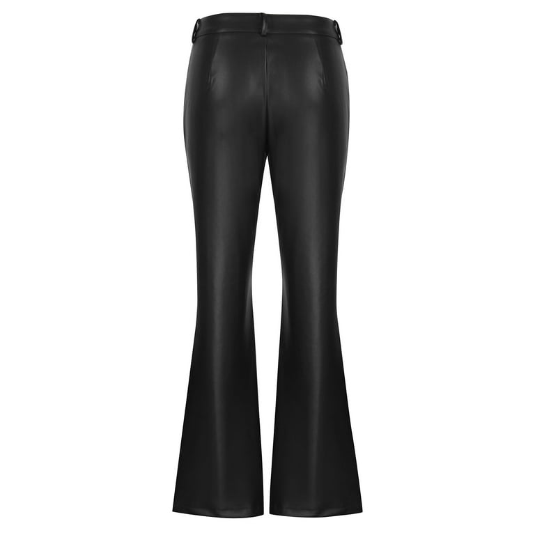 Clearance Leather Pants for Women Womens High Waist Fashion