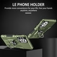 thumbnail image 2 of SaniMore for Samsung Galaxy A53 5G 6.5" 2022 Case, Magnetic Car Mount 360° Rotating Kickstand Heavy Duty Protective Shock-resistant Hybird Cover [Rugged PC Back & TPU Bumper] For Galaxy A53 5G, Green, 2 of 10