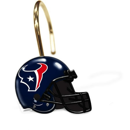 Houston Texans Decorative Bath Collection - 12pc Shower Hooks