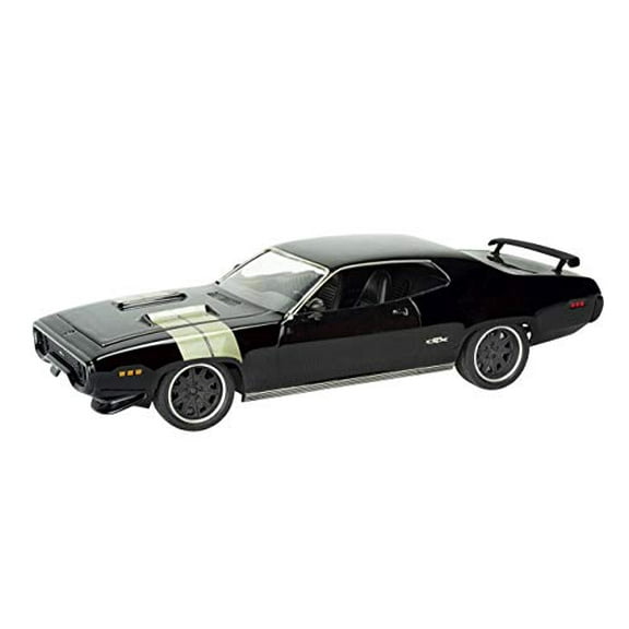 RMX Revell 85-4477 Fast & Furious Dom's 1971 Plymouth GTX 1:24 Scale 87-Piece Skill Level 4 Model Car Building Kit, Clear,White
