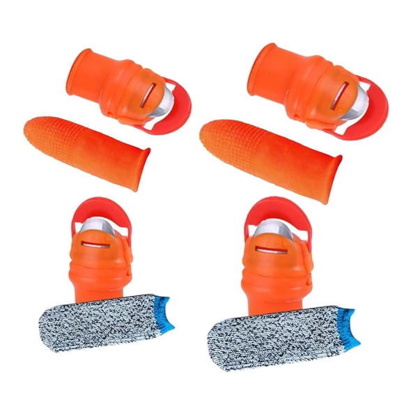 Recolectores de Plantas Zulema 4 Uds. Cortadores de pulgar de silicona