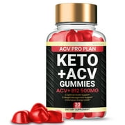 ACV Pro Plan Keto Plus ACV, Advanced Weight Management Formula Maximum Strength, ACV Pro Plan Keto ACV Gummies (1 Bottle)