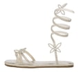 thumbnail image 2 of Sandalias de piso Exterior Sintético Color Plata Para Mujer De RBCOLLECTION, 2 of 3