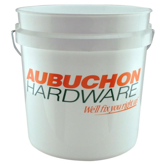 Leaktite  White  2 gal. Plastic  Paint Pail
