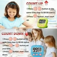 thumbnail image 2 of 4 Pieces Digital Kitchen Timer,Magnetic Timers On/Off Switch Minute Second Count up Countdown Big LCD Display Loud Alarm for Exercise,Cook,Baking,Teacher,Kids, 2 of 7