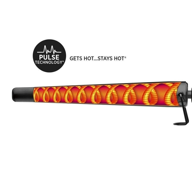 Hot tools black gold xl reverse tapered curling iron best sale