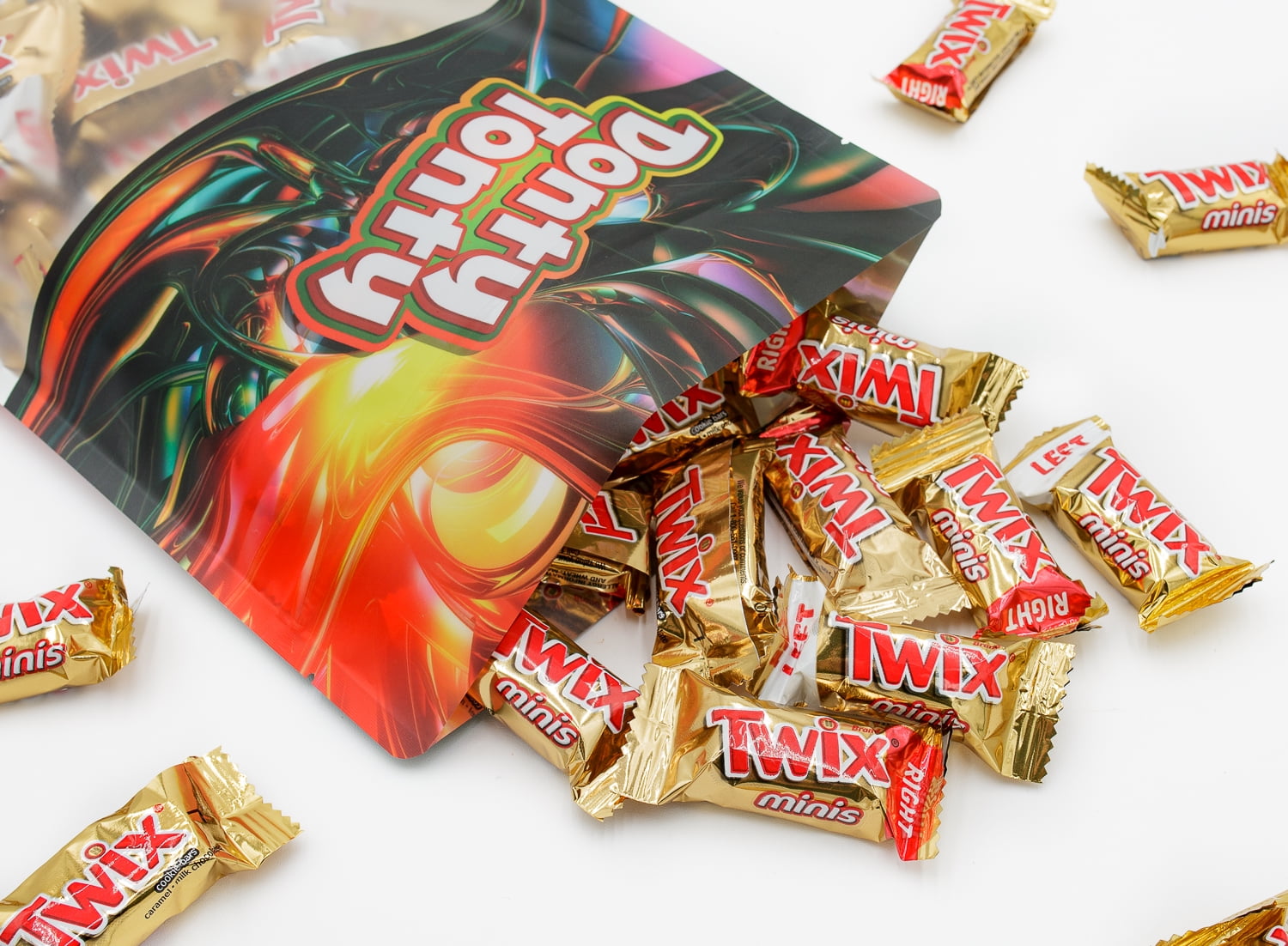 TWIX Caramel Minis Candy Bars 2 lb – Bulk Bag, Sweet Snacks, Crunchy Cookie & Delicious Caramel & Creamy Chocolate Flavors, Individually Wrapped (82 Pieces)