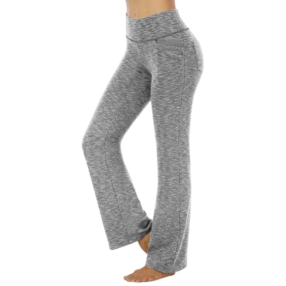 Womens Soft Yoga Pants Yoga Pants Pockets High Waist Workout Pants Casual Trousers Leggings for Women Running Gym and Workout