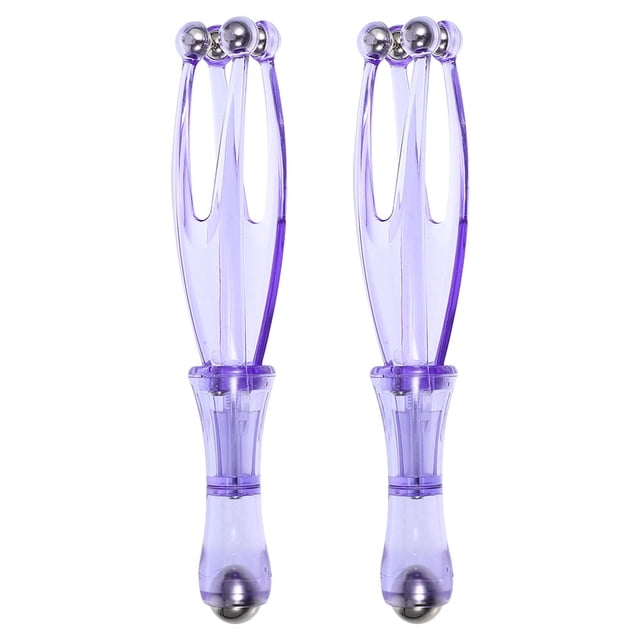 2pcs Finger Wrist and Hand Massager Hand Massage Roller Tools Handheld Roller Massager Blood Circulation Tools for Woman Man Violet