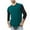 Green, variant on Abomasnow Mens Sun Protection Shirts Casual 3/4 Sleeve Color Blocking Rash Guard Lightweight Crewneck UPF 50+ Shirts for Fishing Hiking Swimming Running