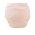 thumbnail image 2 of Xfvqtps Baby Infant Toddler Unisex Training Underwear Potty Pee Training Panties Cotton Soft Solid Color Bloomer Diaper Covers for 6-15 Months Pink, 2 of 6