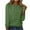 Olive Green, variant on WREESH Womens Fashion T-Shirts Solid Color Casual Long Sleeve Round Neck Loose T-Shirt Blouse Tops Pullover Olive Green