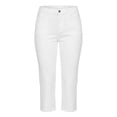thumbnail image 6 of Besolor Capris for Women High Waisted Stretch Slim Business Casual Work Solid Color Cargo Pants with Pockets, 6 of 6