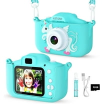 EACOPOL Kids Digital Camera with 1080P HD Video, 20MP Front & Rear Lens, Rechargeable, Anti-Drop, 2” Display – Birthday & Christmas Gift for Boys and Girls Ages 3-12