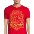 thumbnail image 5 of Harry Potter Men's & Big Mens Gryfinder & Hogwarts Graphic Tee Shirts, 2-Pack, Sizes S-5XL, 5 of 6