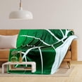 thumbnail image 3 of Manta para Sofá, Forma De Hoja Verde, Franela De Felpa Súper Suave, Cómodas Mantas Y Mantas Gruesas, Decorativas para Sofá, Cama, 150 X 220 Cm, 3 of 4