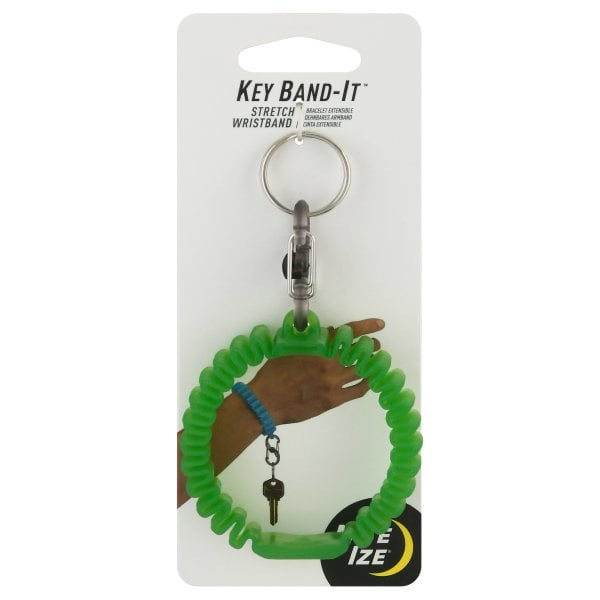Nite Ize Key Bandit Stretch Wristband Key Holder 2.56” x .5” Lime