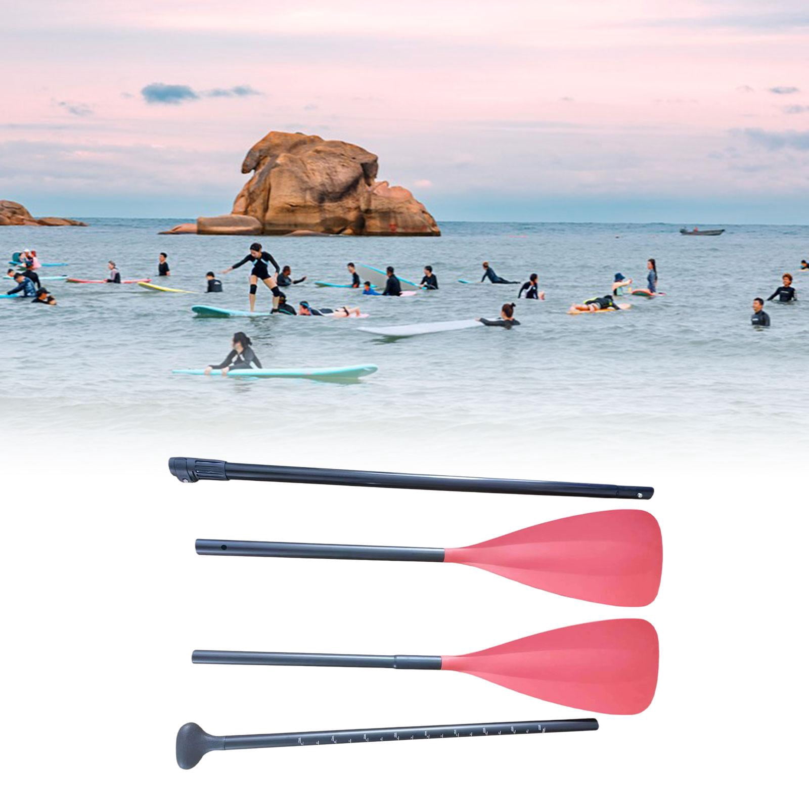 funtasica , Boat Paddle, Double-ended with Aluminum Alloy Shaft, Board Paddle, Lightweight, Detachable Red