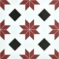 thumbnail image 1 of FloorPops FP2482 Carreaux de Sol en Orion - Rouge et Noir, 1 of 1