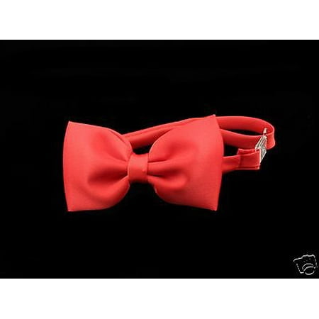- New Baby Boy Kids Wedding Formal Party Holiday Recital Ring Bearer RED Bow Tie