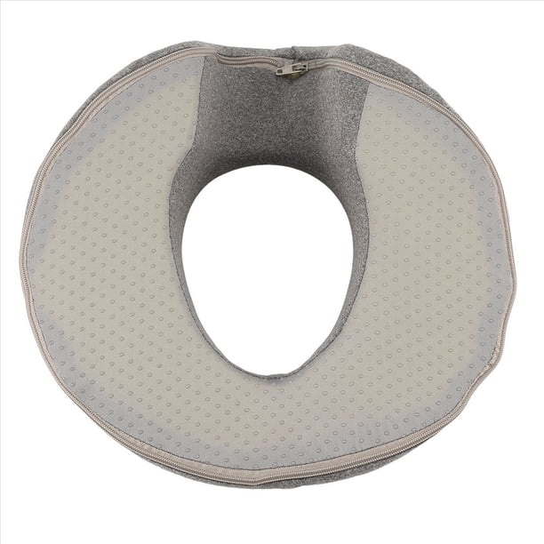 Almohada Ergonómica para Tumbarse, Almohada de Apoyo para el Reposacabezas de Espuma Viscoelástica, Almohada para Masaje Corporal y Descanso para Salón de Belleza-A