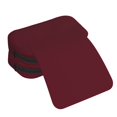 thumbnail image 4 of Hirioo Maroon for Large Grid Mesh Pencil Case with Zipper Stationery Organizer Case, 4 of 7