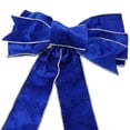 thumbnail image 4 of 1Pc Christmas Flannelette Bow Blue Green Red Burgundy Flannelette 27 * 60 Cm Big Bows For Shopwindow Wedding Party Decorations, 4 of 9