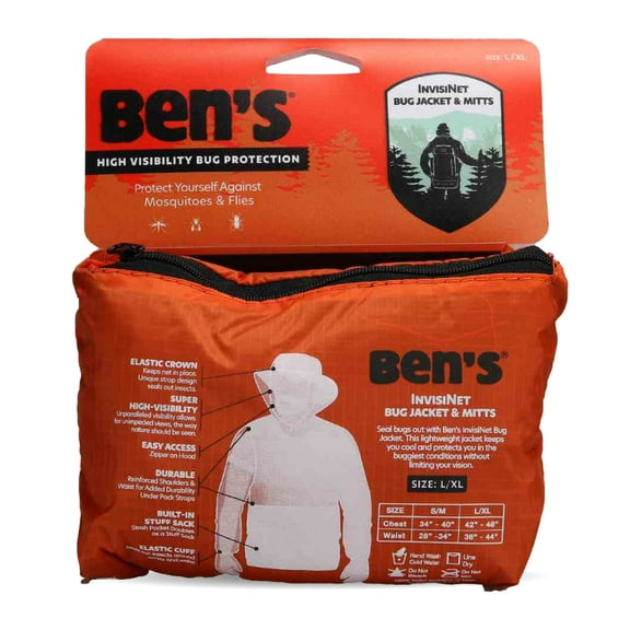 Bens Invisinet Bug Jacket And Mitts - L/xl