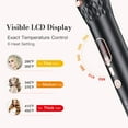 thumbnail image 4 of Ustar BESTOPE Curling Iron Ion Titanium 3 Barrel 4 in 1 Hair Crimper Iron Wand Set with LED Temp Control, 1" Ceramic Tourmaline Triple Barrels, Instant Heat up and Glove & 2 Hair Clips, 4 of 9