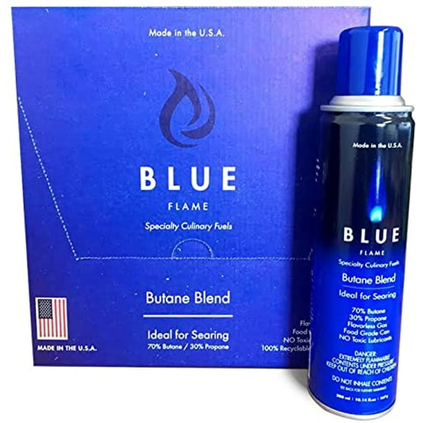 Blue Flame NButane FoodGrade Triple Refined 11X Filtered Butane Gas