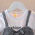 thumbnail image 6 of TAIAOJING Fashion Small And Medium Sized Girls' New Short Sleeved Plaid Princess A Line Dress For 2-3 Years, 6 of 9