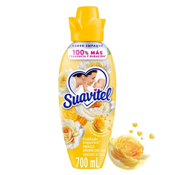 Suavizante de Telas Suavitel Cuidado Superior Fresco Aroma de Sol 700 ml
