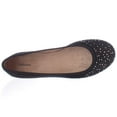 thumbnail image 2 of Womens SC35 Angelynn Rhinestone Sparkle Ballet Flats, Black, 8.5 US, 2 of 6