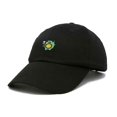 thumbnail image 5 of Dalix Gelato Frog Embroidered Womens Cotton Dad Hat Baseball Cap Adjustable in Black, 5 of 5