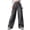 Dark Gray-pants for women, variant on Plus Size Track Pants for Women High Waisted Loose Fit Wide Leg Cargo Pants